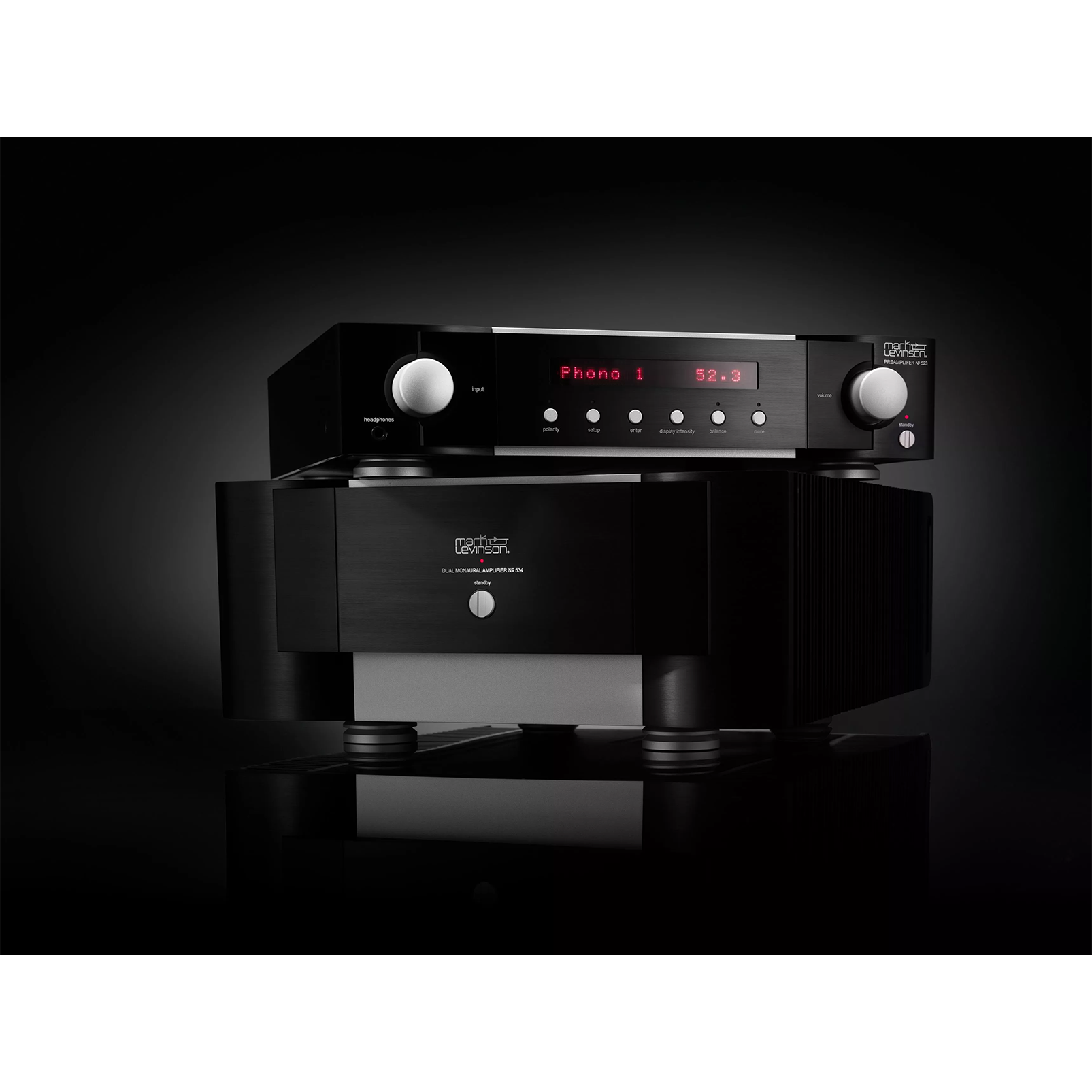№ 523 - Black - Dual-Monaural Preamplifier for Analog Sources - Detailshot 9